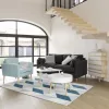 Runder Couchtisch mit Regal 60 cm