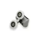 G29D Doppelduschkabine mit Rollen (G-29D)