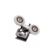 Duschabtrennung mit doppelter Metallrolle (G-30DM)