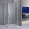 Galatro 80x100 cm asymmetrische Duschkabine ohne Duschwanne