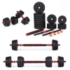 Verstellbare Kurzhanteln 2x15 kg Hantelsatz 30 kg Stange