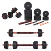 Verstellbare Kurzhanteln 2x20 kg Hantelsatz 40 kg Stange