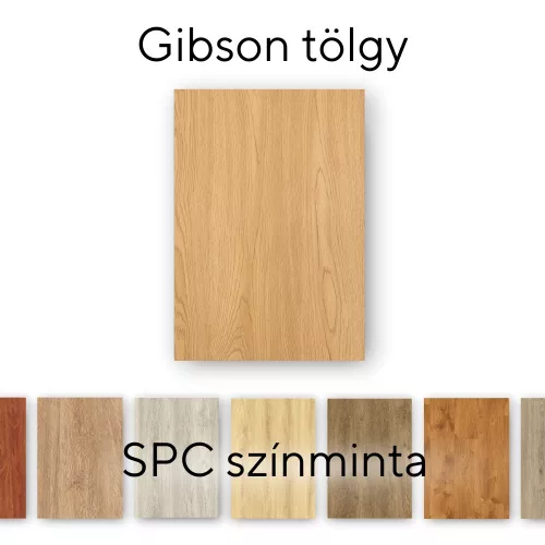 Leziter Gibson Eiche Vinyl SPC Bodenbelag Muster/Muster