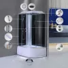 Cora 80x120 cm Duschkabine mit tiefer Wanne
