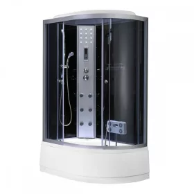 Lia 80x120 cm Hydromassage-Duschkabine links