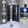 Aria Hydromassage-Duschkabine mit Linksmontage
