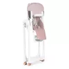 Fütterung Stuhl höhenverstellbar Öko-Leder Riemen Doppel-Tablett rosa
