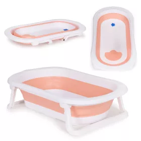 Babywanne mit klappbarem Ablauf Pink