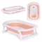 Babywanne mit klappbarem Ablauf Pink