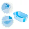 Kinderbadewanne mit Klappablauf blau