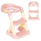 Toilettensitz mit Stufen und Leiter rosa