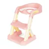 Toilettensitz mit Stufen und Leiter rosa
