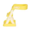Toilette mit Treppenabgang gelb