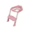 Toilette mit Treppenabgang rosa