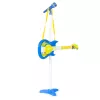 Elektrische Gitarre Mikrofonständer für Kinder mp3 Blau