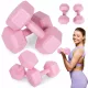 Hex Langhantel Satz 2x3 kg rosa