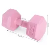Hex Langhantel Satz 2x3 kg rosa