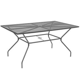 Melfi Metallgitter-Gartentisch 150x90x75 cm