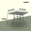 Melfi Metallgitter-Gartentisch 91,5x91,5x71 cm