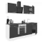 Yorki 210 Küchenmöbel, Version mit unterem Backofen