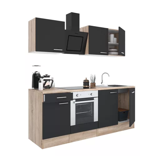 Yorki 210 Küchenmöbel, Version mit unterem Backofen