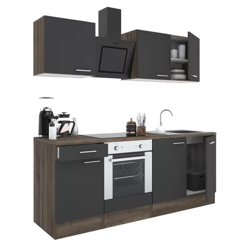 Yorki 210 Küchenmöbel, Version mit unterem Backofen