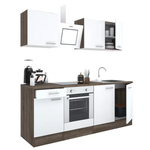 Yorki 210 Küchenmöbel, Version mit unterem Backofen