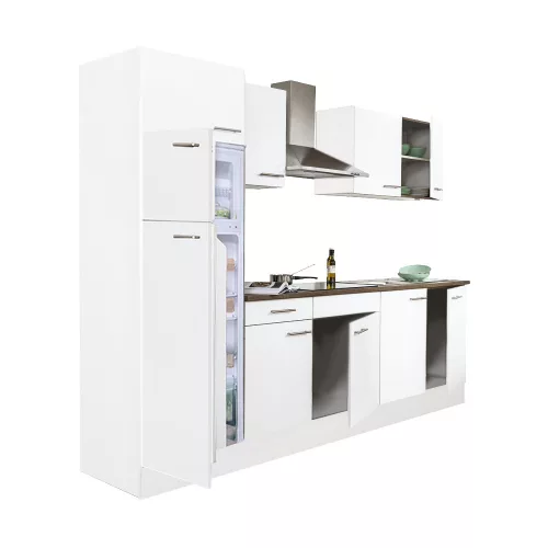 Yorki 270 Küchenzeile mit Top-Gefrierschrank und Kühlschrank