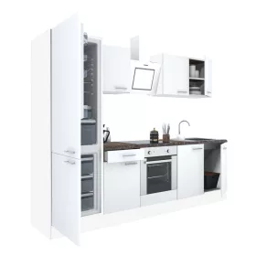   Yorki 270 Küchenzeile mit unterem Backofen, Sub-Kühlschrank mit Kühlschrank