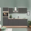 Yorki 270 Küchenzeile mit Backofen und Mikrowelle