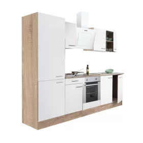 Yorki 270 Küchenzeile mit unterem Backofen, Regalversion