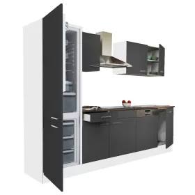 Yorki 280 Küchenzeile mit Unterbaukühlschrank