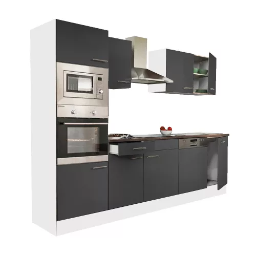 Yorki 280 Küchenmöbel mit Backofen und Mikrowelle
