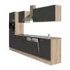 Yorki 280 Küchenmöbel mit Backofen und Mikrowelle