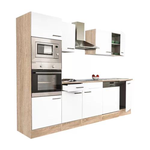 Yorki 280 Küchenmöbel mit Backofen und Mikrowelle