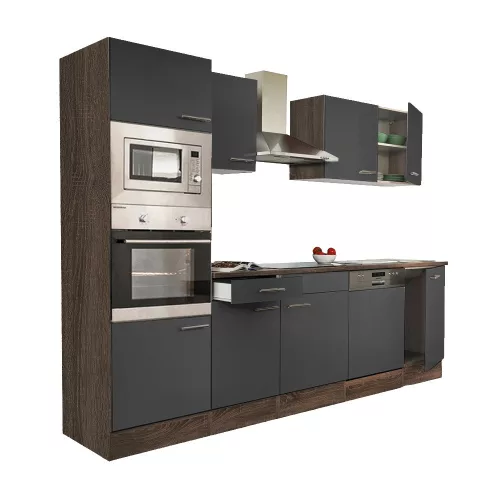 Yorki 280 Küchenmöbel mit Backofen und Mikrowelle