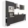 Yorki 300 Küchenzeile mit Backofen und Mikrowelle