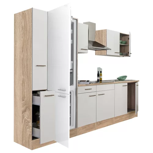 Yorki 300 Küchenzeile mit Unterbaukühlschrank