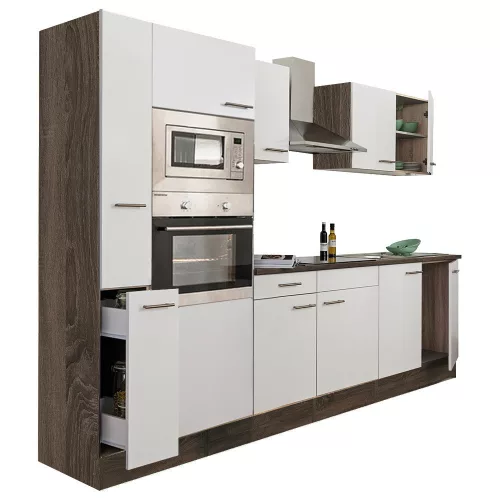 Yorki 300 Küchenzeile mit Backofen und Mikrowelle