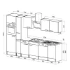 Yorki 310 Küchenmöbel mit Backofen und Mikrowelle