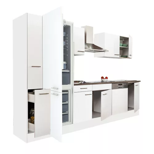 Yorki 310 Küchenzeile mit Unterbaukühlschrank
