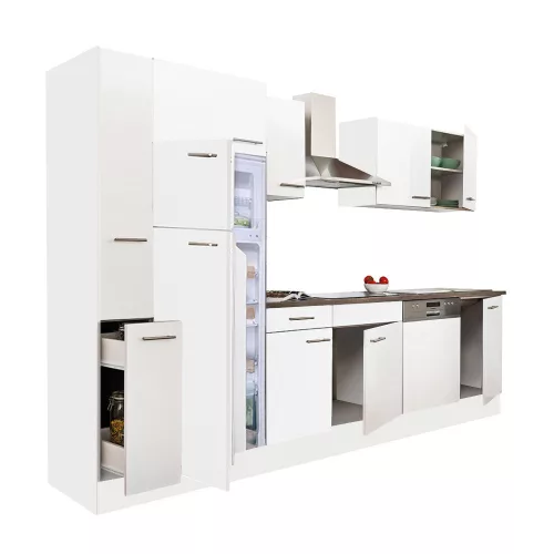 Yorki 310 Küchenzeile mit Top-Gefrierschrank und Kühlschrank