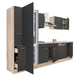 Yorki 310 Küchenzeile mit Unterbaukühlschrank