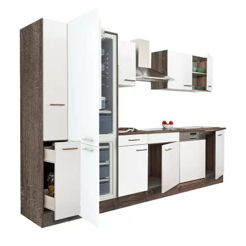 Yorki 310 Küchenzeile mit Unterbaukühlschrank