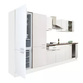  Yorki 330 Küchenzeile mit Top-Gefrierschrank und Kühlschrank