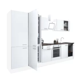   Yorki 330 Küchenzeile mit unterem Backofen, Sub-Kühlschrank mit Kühlschrank