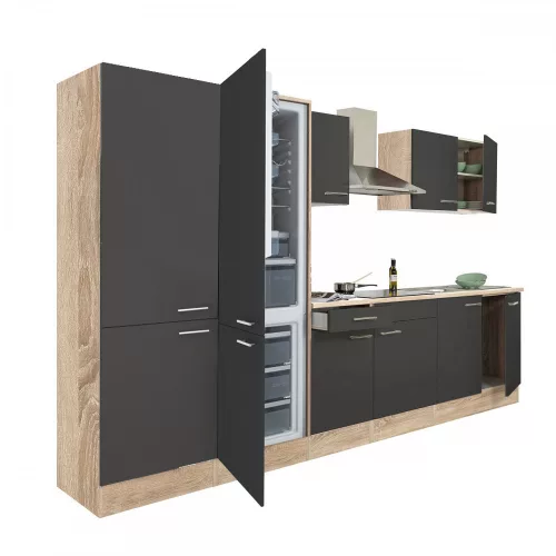 Yorki 330 Küchenzeile mit Unterbaukühlschrank