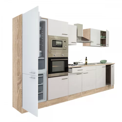 Yorki 330 Küchenzeile mit Unterbaukühlschrank