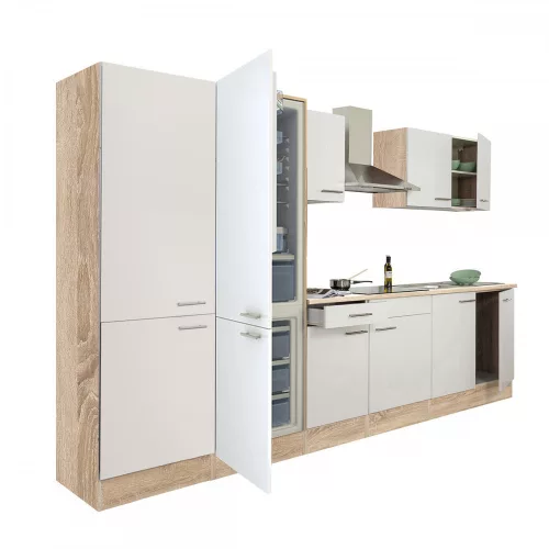 Yorki 330 Küchenzeile mit Unterbaukühlschrank