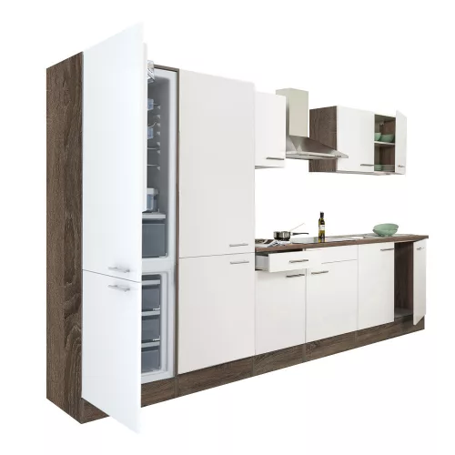Yorki 330 Küchenzeile mit Unterbaukühlschrank